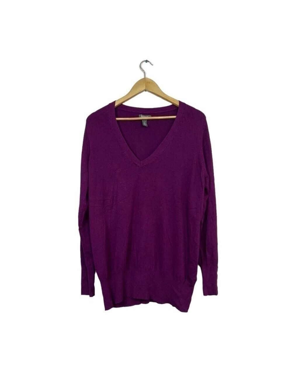 Kenneth Cole Reaction Men's V Neck Purple Sweater Size XXL